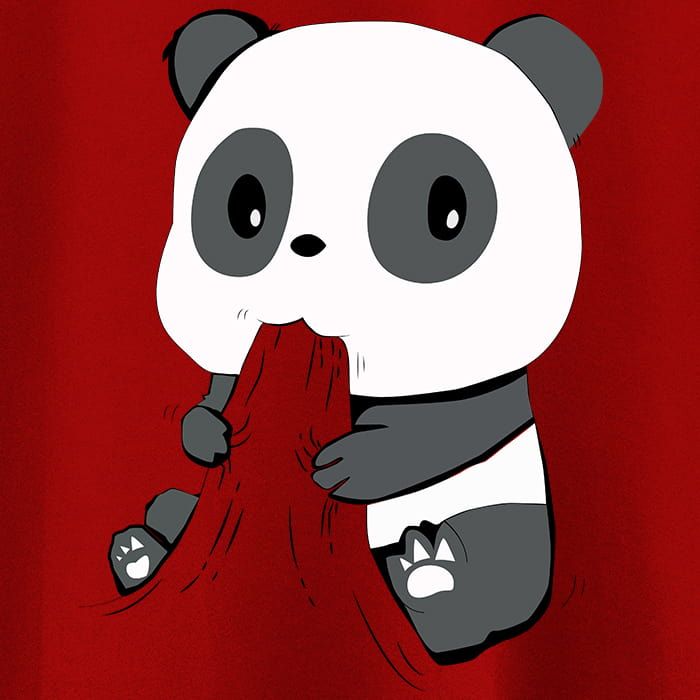 HUNGRY PANDA T-SHIRTS FOR GIRLS