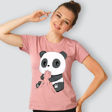 Load image into Gallery viewer, HUNGRY PANDA T-SHIRTS FOR GIRLS
